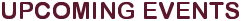 Upcoming Events